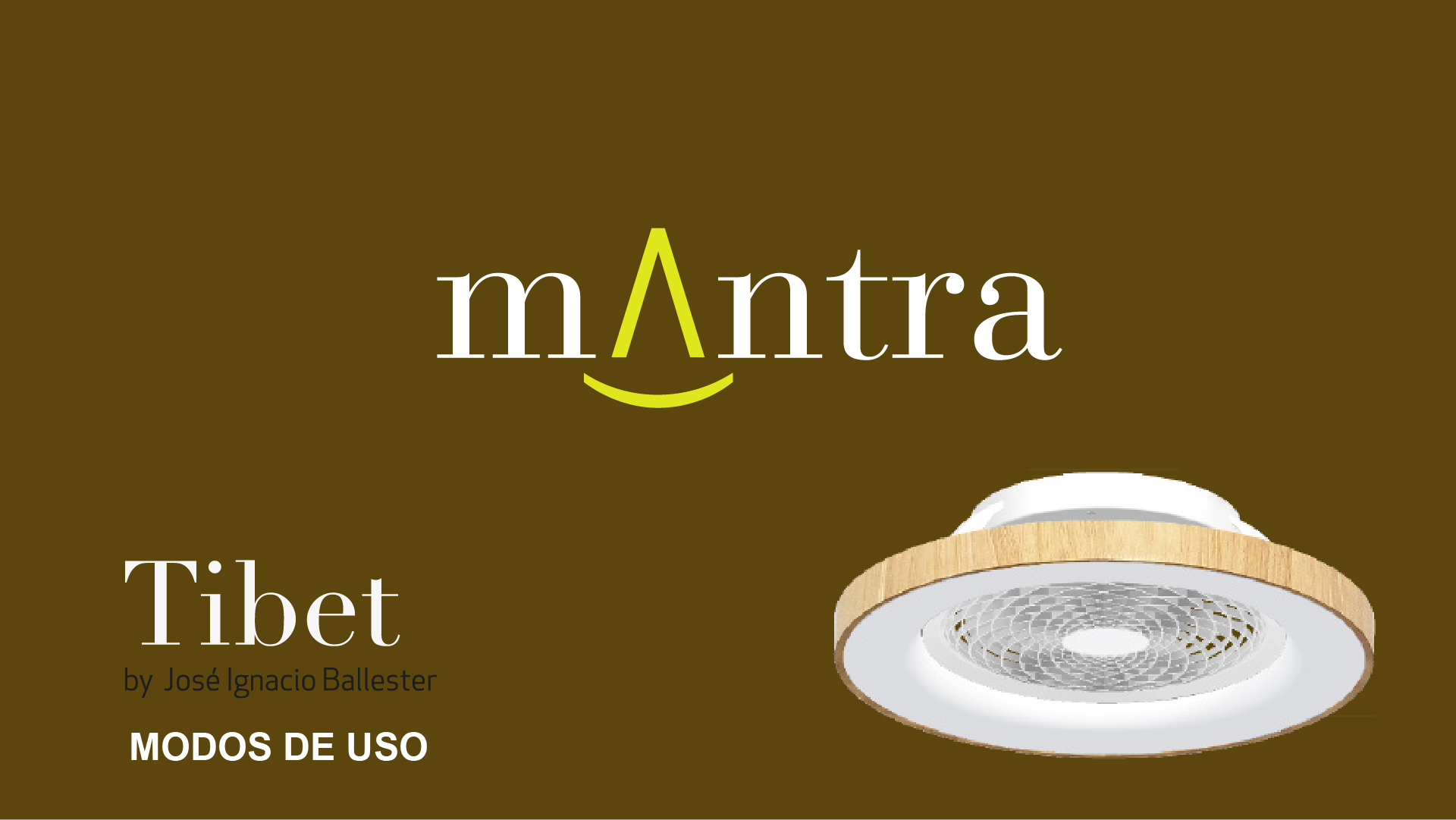 Plafón LED 70W Ventilador 35W LED 70W 2700K- 3000lm