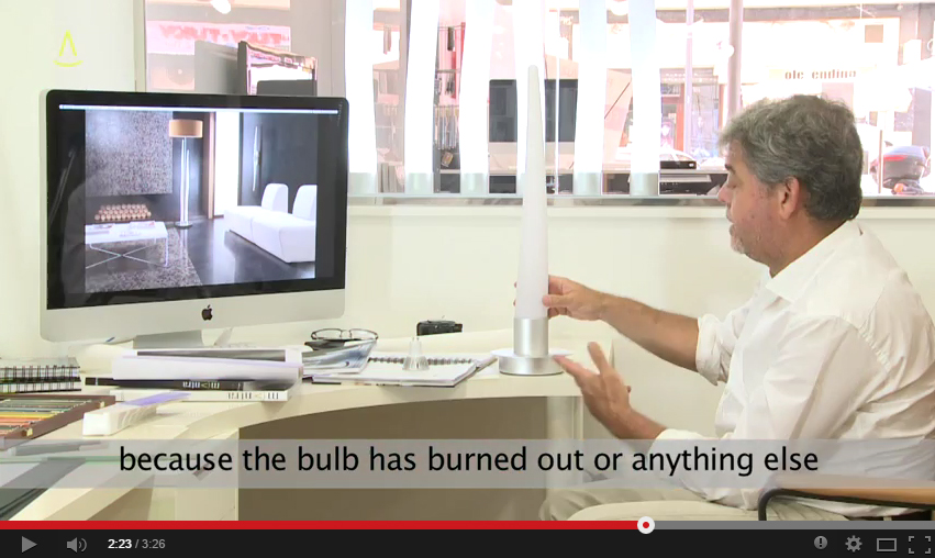 corporate video collection estalacta lamps design mantra jose ignacio ballester